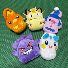 ポケモン5体セット (ひーちゃん) 番田のおもちゃ《ぬいぐるみ