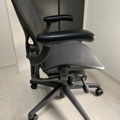 (正規店にて2025/1月購入)アーロンチェアリマスタードBフル装備の画像