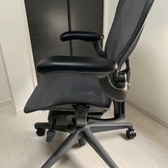 (正規店にて2025/1月購入)アーロンチェアリマスタードBフル装備の画像