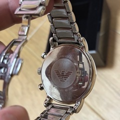 エンポリオアルマーニ AR1894 シルバー×ブラック腕時計の画像