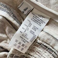 【To the sea】 ラッフルシャーリングロンパース ベージュ(M)の画像