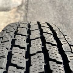 ヨコハマスタッドレス175/80/R14+鉄ホイールの2本　中古品の画像