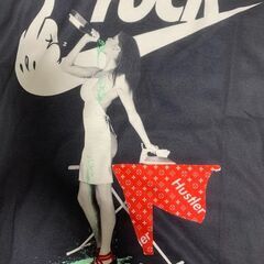 E1SYNDICATE グラフィックTシャツ XS 白 モード系 個性派　メンズの画像