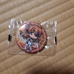 エヴァンゲリオン　アスカ缶バッジ