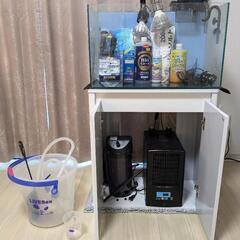 水槽一式　60cm水槽、クーラー他