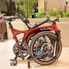 20万円新品Birdy型　折りたたみフォールディングバイク自転車の画像