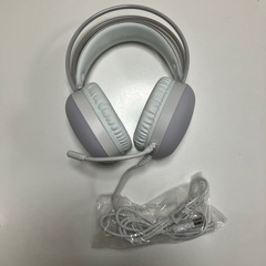エレコム ゲーミングヘッドセット ホワイト HS-G09SUWHの画像