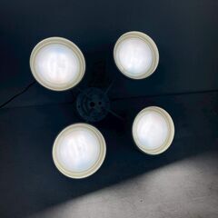 【村上工作所】LOUIS ルイス LED内蔵式 シーリングライト WLED-4021 照明器具 ホワイト 通電確認済 モテ部屋 おしゃれ ルームライト Y1245の画像