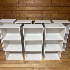 【引渡し済み】カラーボックス7本セット