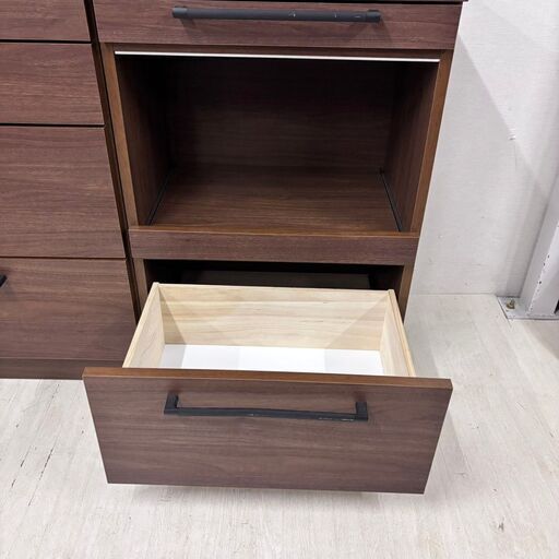 H 23468  キッチンカウンター　引出収納、家電収納2点セット 入江木工所   ◆大阪市内・東大阪市他 6,000円以上ご購入で無