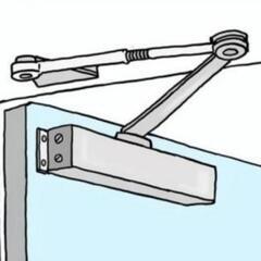 ドアクローザーなどの交換 致します。の画像
