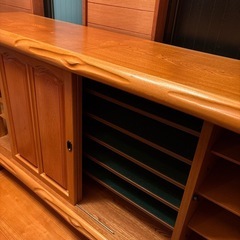 下駄箱木製和風 (ばーびー) 樟葉の収納家具《玄関収納》の中古