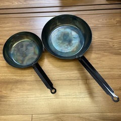 未使用品　日本製　パール金属　鉄製フライパンセット　20cm 26cm