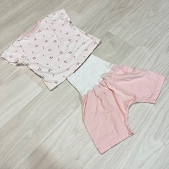アカチャンホンポ ベビー パジャマ セットアップ 80cm 綿100% 上下セットの画像