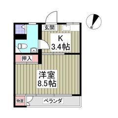 😍ペット相談可物件！🔶フリーレント1ヶ月！⭐️敷・礼ゼロ！🔶即入...