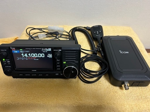 ICOM IC-705 本体 付属品一式 にげる おまけ