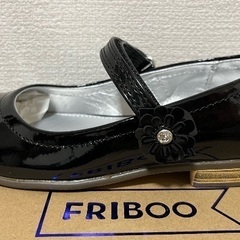 子供用　新品　フォーマル　バレエシューズ　黒　サイズ18.5cmの画像