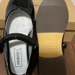 子供用　新品　フォーマル　バレエシューズ　黒　サイズ18.5cmの画像