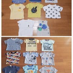 80cm 子ども服 55点 まとめ売り 春夏物の画像