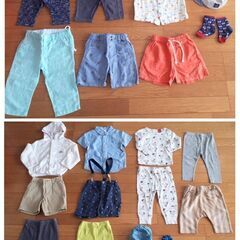 80cm 子ども服 55点 まとめ売り 春夏物の画像