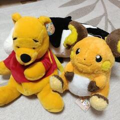 プ―さんリュック&ライチュウ&シャクレら