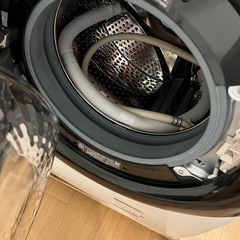 ①美品左開きシャープ SHARP ドラム式洗濯乾燥機 ES-S7F-WL 2022