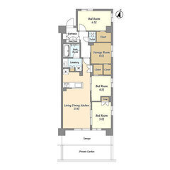 🏢安心の叶えRoom✨『3SLDK』川口市西青木✨敷金礼金無料💰...