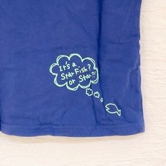 SHOO LA RUE 90サイズ 星柄 半袖 Tシャツ ネイビー シューラルーの画像