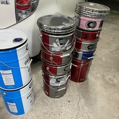 [ペール缶] 20Lオイル缶の空き缶 計11缶  [引き取り限定]