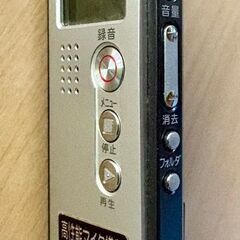 ICレコーダー SANYO ICR-PS185RM (MP3形式/USBケーブルなしでパソコンに接続可/超小型)の画像