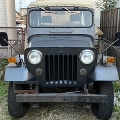 三菱ジープ 書類付き エンジン実動 J53の画像