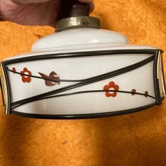 ミルク硝子電笠昭和レトロの画像
