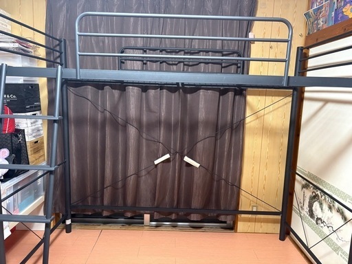 【完了】ロフトベッド　黒
