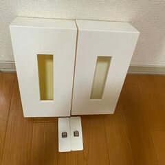 壁掛けティッシュケース×2とおまけの画像