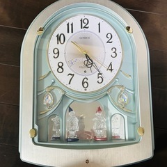 からくり時計　壁掛け時計　CITIZEN