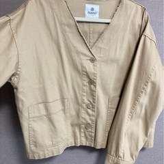 ナノユニバース　ノーカラージャケットの画像