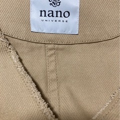 ナノユニバース　ノーカラージャケットの画像