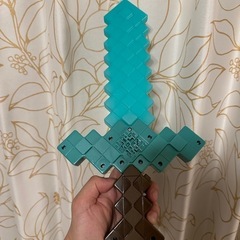 【光る！鳴る！】マインクラフト(MINECRAFT) エンチャント されたダイヤモンドの剣マイクラの画像