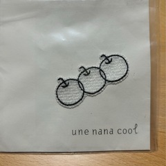 ワッペン　アップリケ　りんごの画像