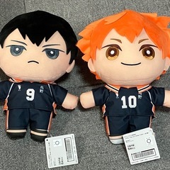 【新品】ハイキュー‼︎みにコレ‼︎ BIGぬいぐるみ日向翔陽 影山飛雄