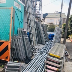 職人　足場の画像