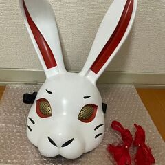 兎面（白×赤）