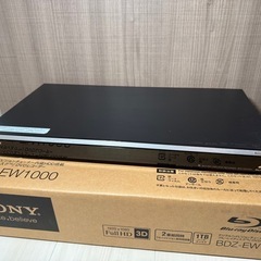 Sony Blu-rayレコーダー BDZ-EW1000 (saw) 武蔵新田の映像