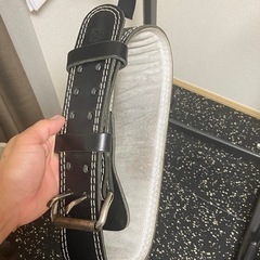 ゴールドジム革ベルトの画像