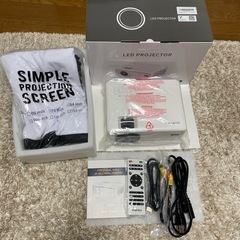 【動作確認済】プロジェクター 付属品全揃い◎ Bluetooth対応　
