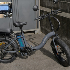 20インチ折り畳み式 500Wモーター 公道走行可能な電動自転車...