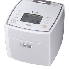 三菱電機 IH炊飯器 5.5合 日本製 備長炭 炭炊釜 ピュアホ...
