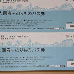 城島高原パーク　入園券＋のりものパス券【お話中】