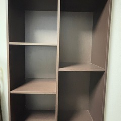 【中古/無料】カラーボックス（茶色）