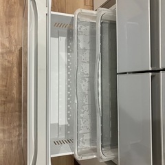 美品！日立6ドア冷蔵庫（475L）R-XG4800G クリスタルホワイト／2017年製 の画像